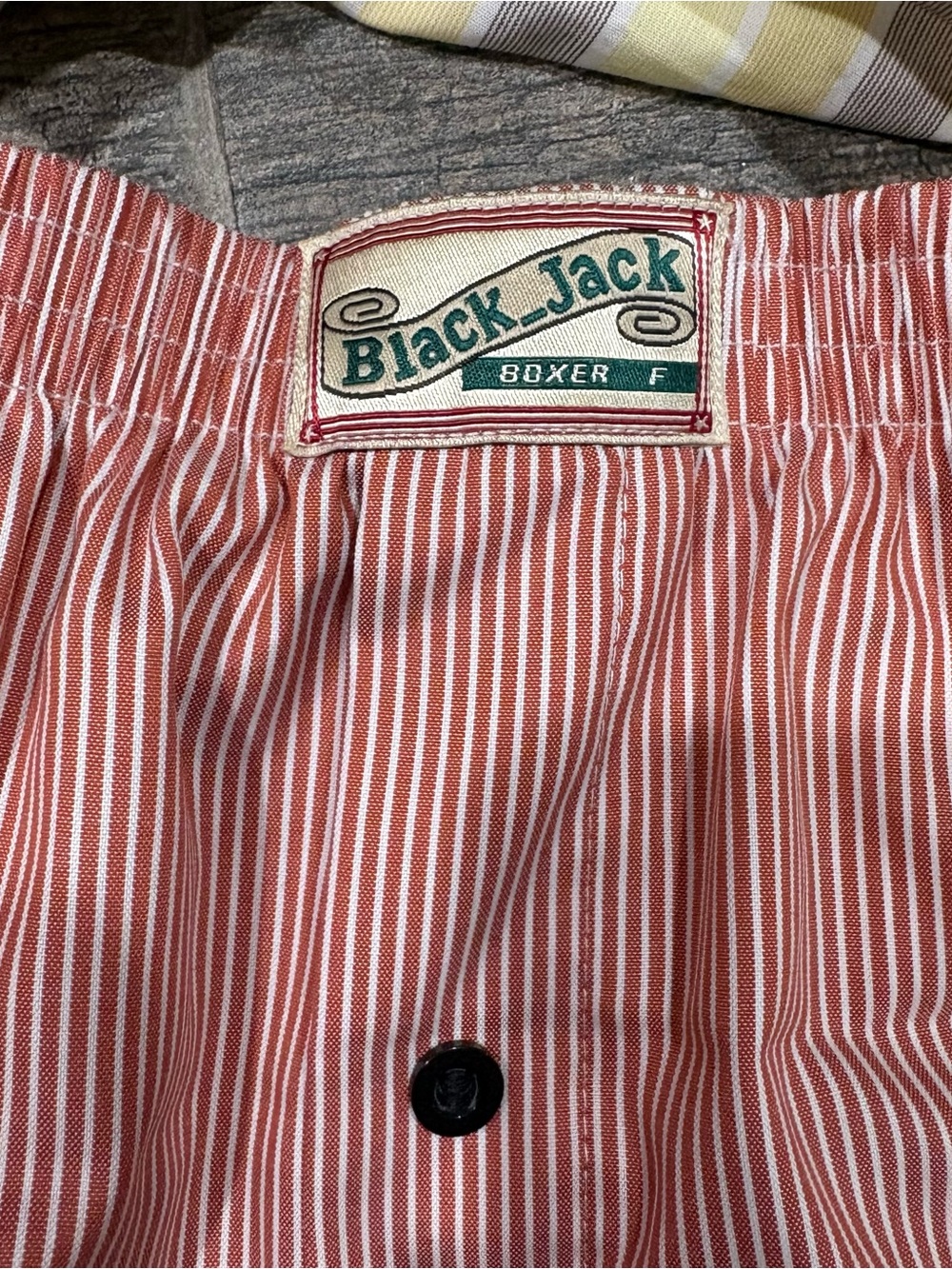 Boxers/ Summer Shorts Red White‎ & yellow stripe plaid Sz XS - Picture 4 of 6